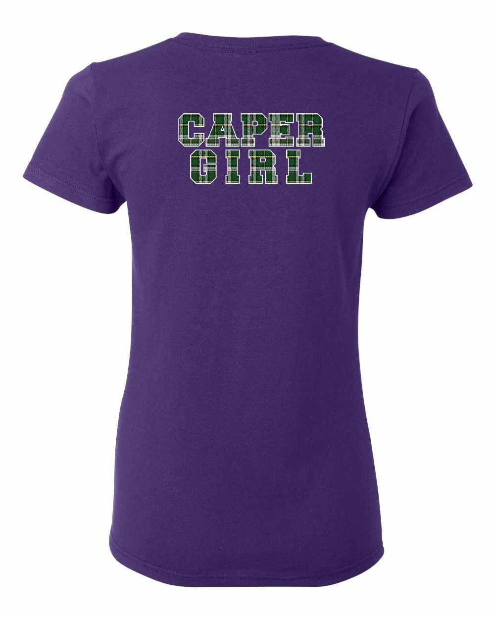 Caper Girl Left Chest and Back Women's Tee