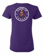 Elbows Up Beaver Left Chest and Back Women's Tee - Gildan Canada (sewn Internationally)