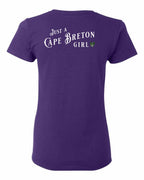 Just a CB Girl Tartan Left Chest and Back Women's Tee
