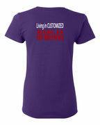 Living in Custom Made in NB Left Chest and Back Women's Tee