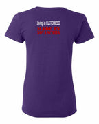 Living in Custom Made in NS Left Chest and Back Women's Tee