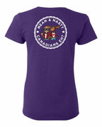 Mean and Nasty Canadians Eh! Left Chest And Back Women's Tee - Gildan Canada (sewn Internationally)