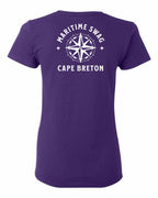 Maritime Swag CB Compass Left Chest and Back Women's Tee