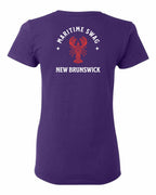 Maritime Swag NB Mandala Red Lobster Left Chest and Back Women's Tee