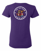 The Eh Team! Left Chest And Back Women's Tee - Gildan Canada (sewn Internationally)