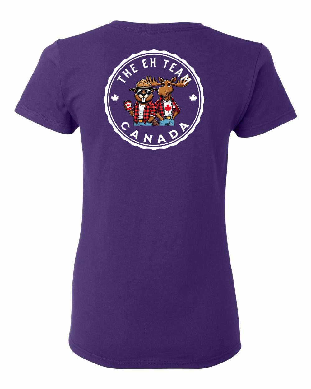 The Eh Team! Left Chest And Back Women's Tee