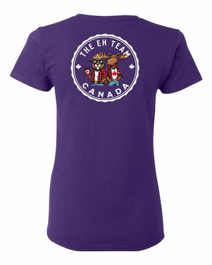 The Eh Team! Left Chest And Back Women's Tee