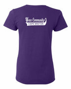 Custom Your Community Swoop (CB) Left Chest and Back Women's Tee