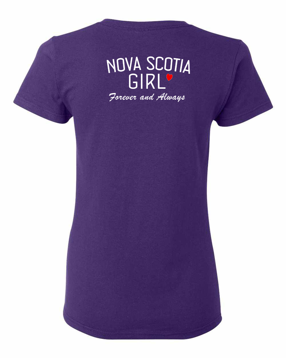 NS Girl Forever and Always Left Chest and Back Women's Tee