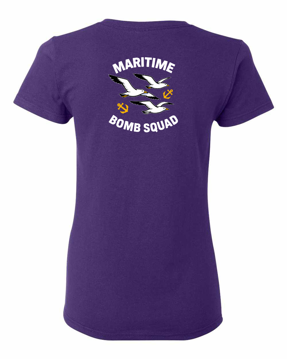 Maritime Bomb Squad Left Chest And Back Women's Tee