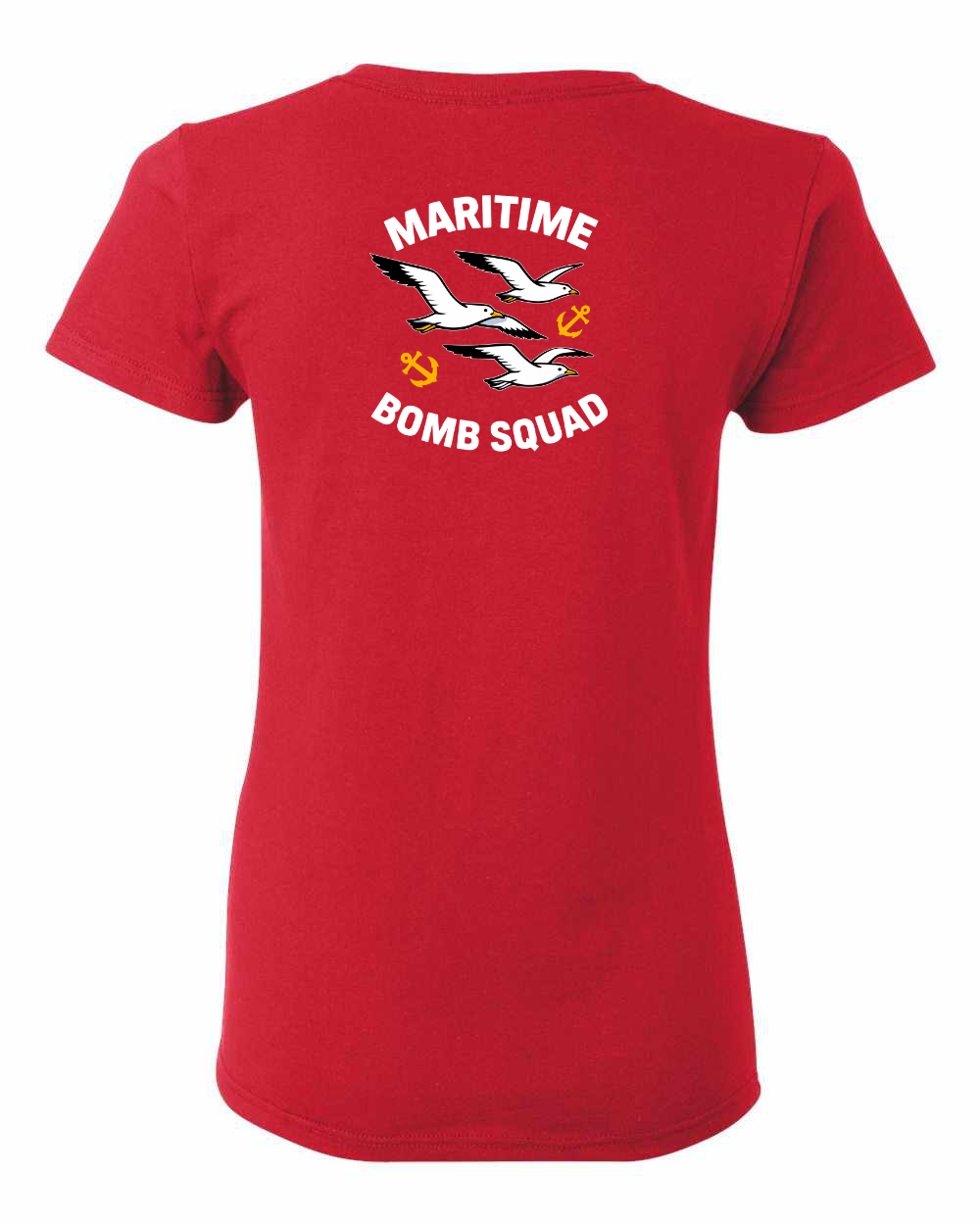 Maritime Bomb Squad Left Chest And Back Women's Tee