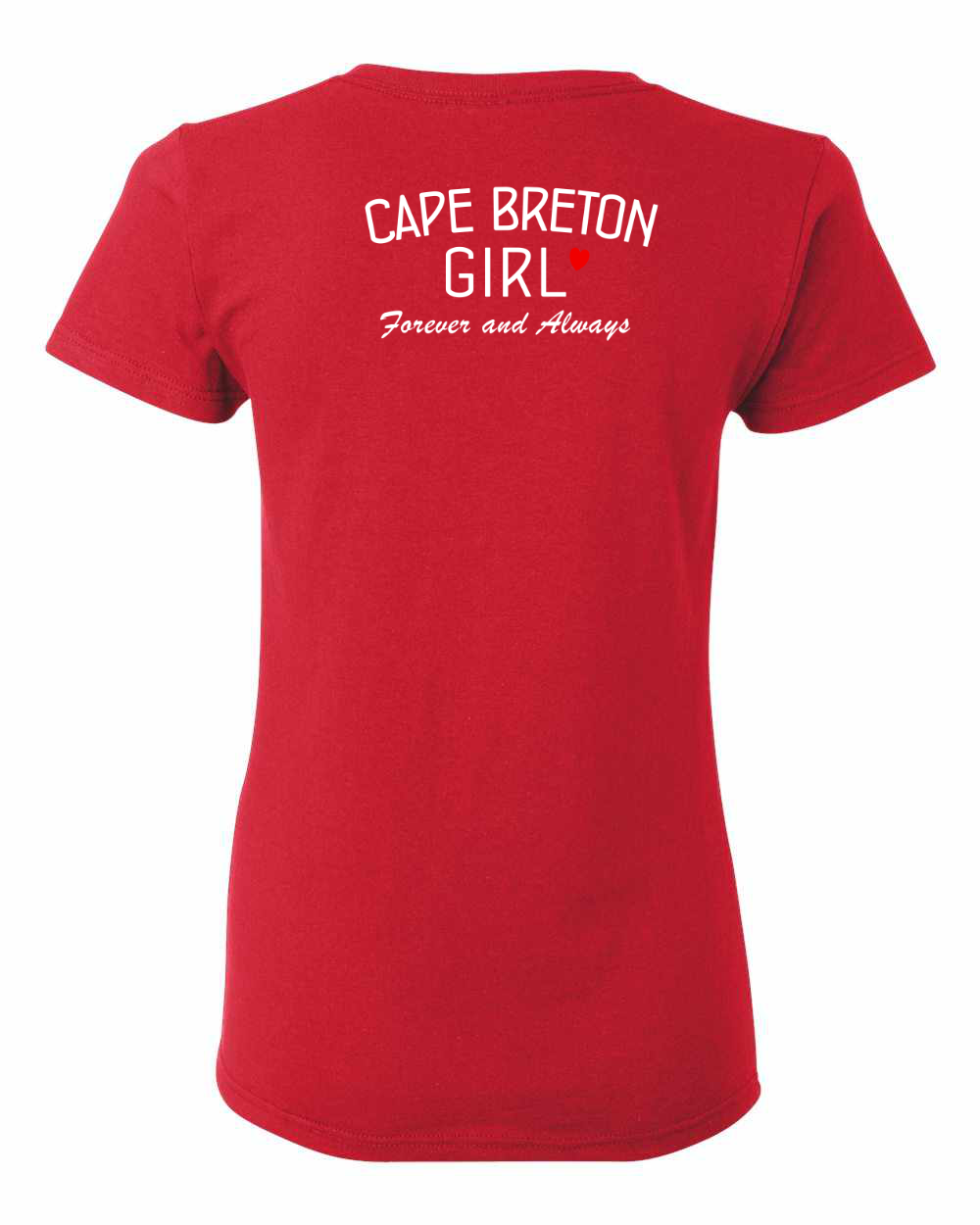 CB Girl Forever and Always Left Chest And Back Women's Tee