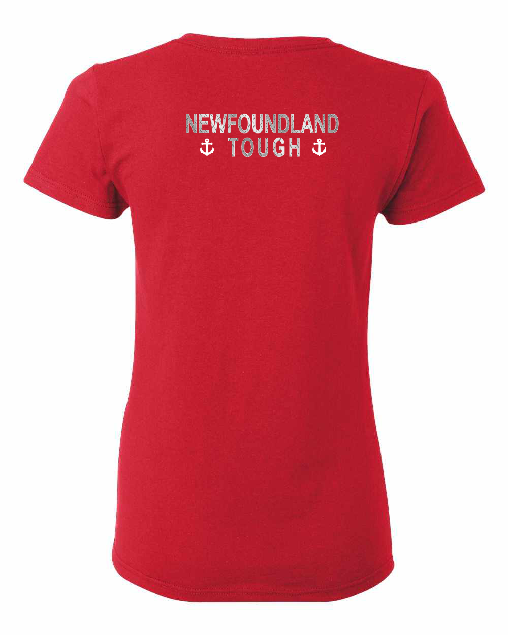 NFLD Tough Metal Left Chest and Back Women's Tee