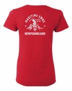 Maritime Swag NFLD Pirate Left Chest and Back Women's Tee