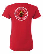 Canadian as Chuck Left Chest And Back Women's Tee - Gildan Canada (sewn Internationally)