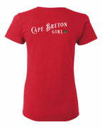 CB Girl Tartan Left Chest and Back Women's Tee