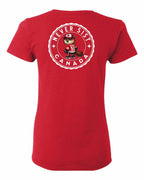 Never 51st Beaver Left Chest and Back Women's Tee - Gildan Canada (sewn Internationally)