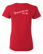 NFLD Diva Left Chest and Back Women's Tee