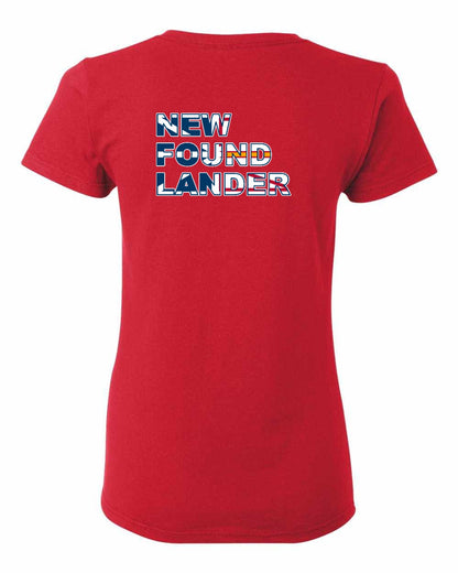 New Found Lander Left Chest and Back Women's Tee