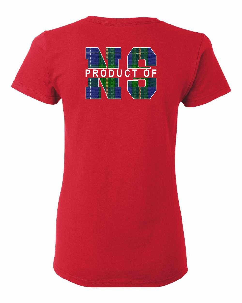 Product of NS Left Chest and Back womens-tee