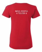 NS Tough Metal Left Chest and Back Women's Tee