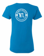Born & Raised NFLD Left Chest and Back Women's Tee