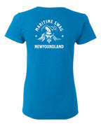 Maritime Swag NFLD Pirate Left Chest and Back Women's Tee