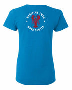 Maritime Swag NS Mandala Red Lobster Left Chest and Back Women's Tee