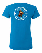 Canadian as Chuck Left Chest And Back Women's Tee - Gildan Canada (sewn Internationally)