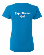CB Girl Heart Dot Left Chest and Back Women's Tee