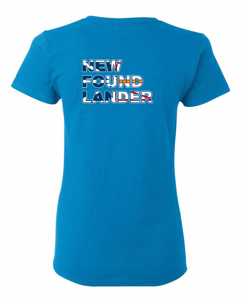 New Found Lander Left Chest and Back Women's Tee