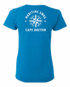 Maritime Swag CB Compass Left Chest and Back Women's Tee