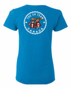 The Eh Team! Left Chest And Back Women's Tee - Gildan Canada (sewn Internationally)