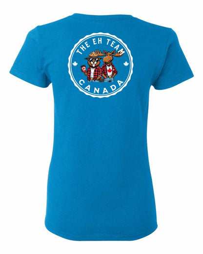 The Eh Team! Left Chest And Back Women's Tee