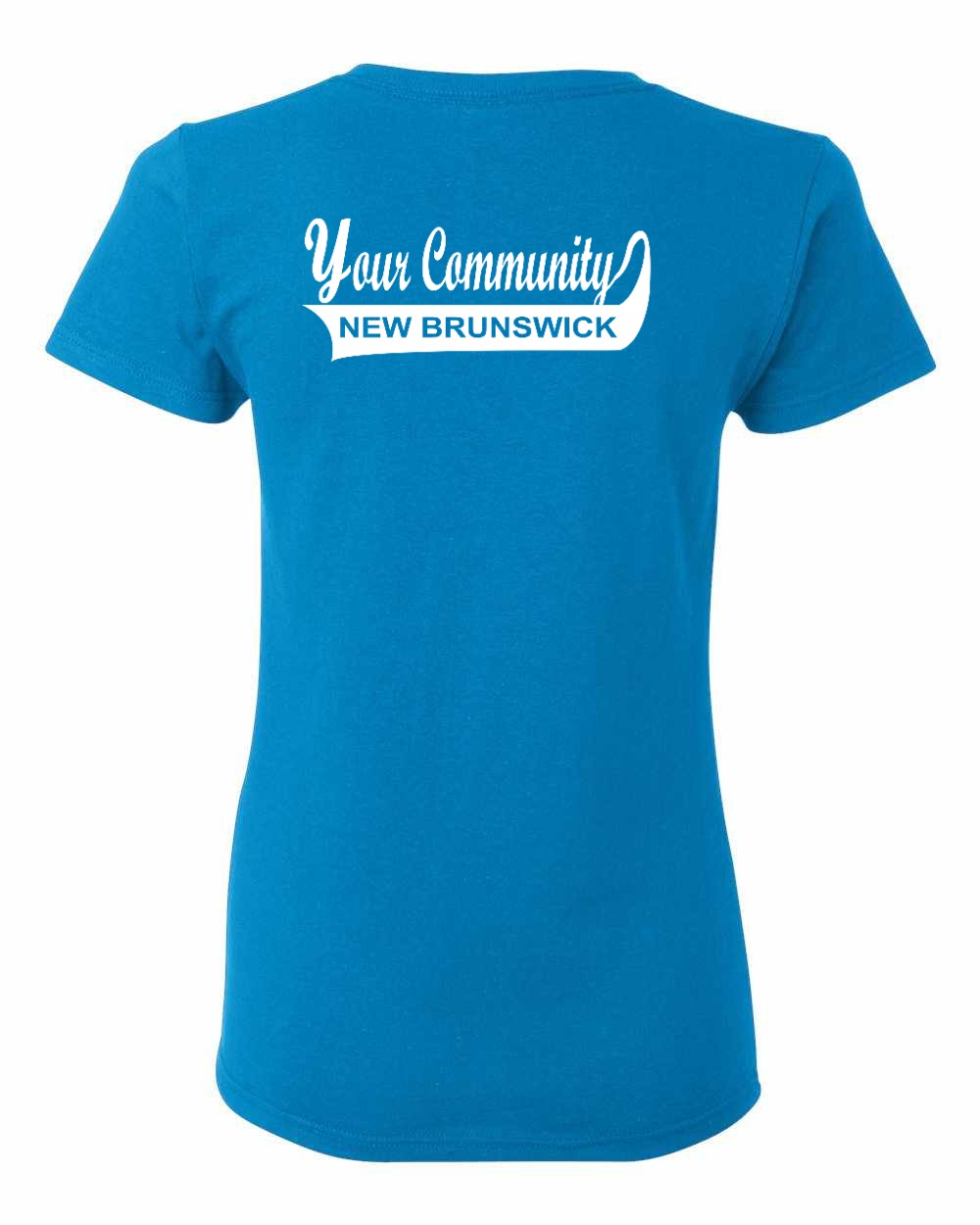Your Community Swoop (New Brunswick) Left Chest and Back Women's Tee
