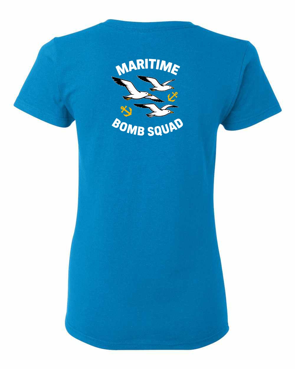Maritime Bomb Squad Left Chest And Back Women's Tee