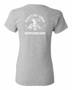 Maritime Swag NFLD Pirate Left Chest and Back Women's Tee