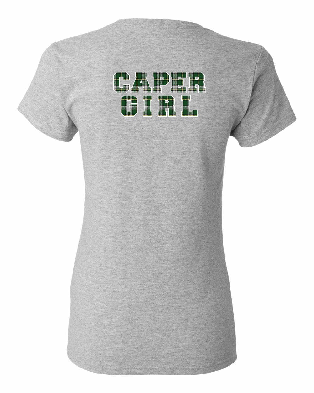Caper Girl Left Chest and Back Women's Tee