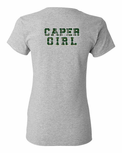 Caper Girl Left Chest and Back Women's Tee