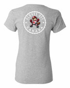 Gloves Off Beaver Left Chest And Back Women's Tee - Gildan Canada (sewn Internationally)