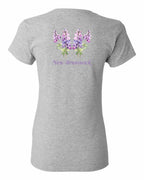 NB Lupins Left Chest and Back Women's Tee