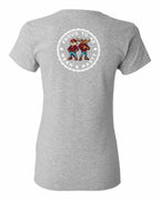 Proud to be Mean and Nasty Leaf Left Chest And Back Women's Tee - Gildan Canada (sewn Internationally)