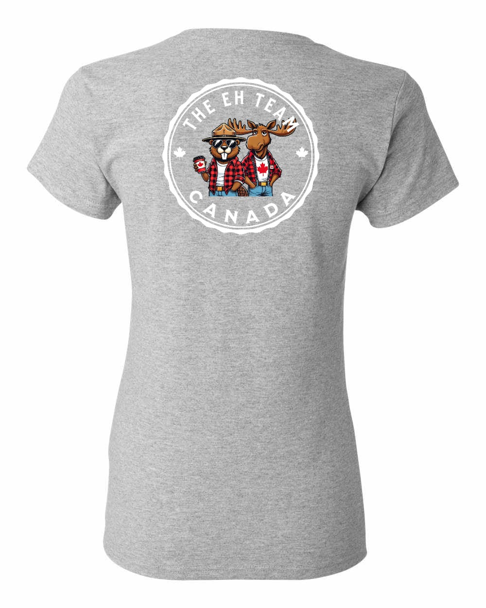The Eh Team! Left Chest And Back Women's Tee
