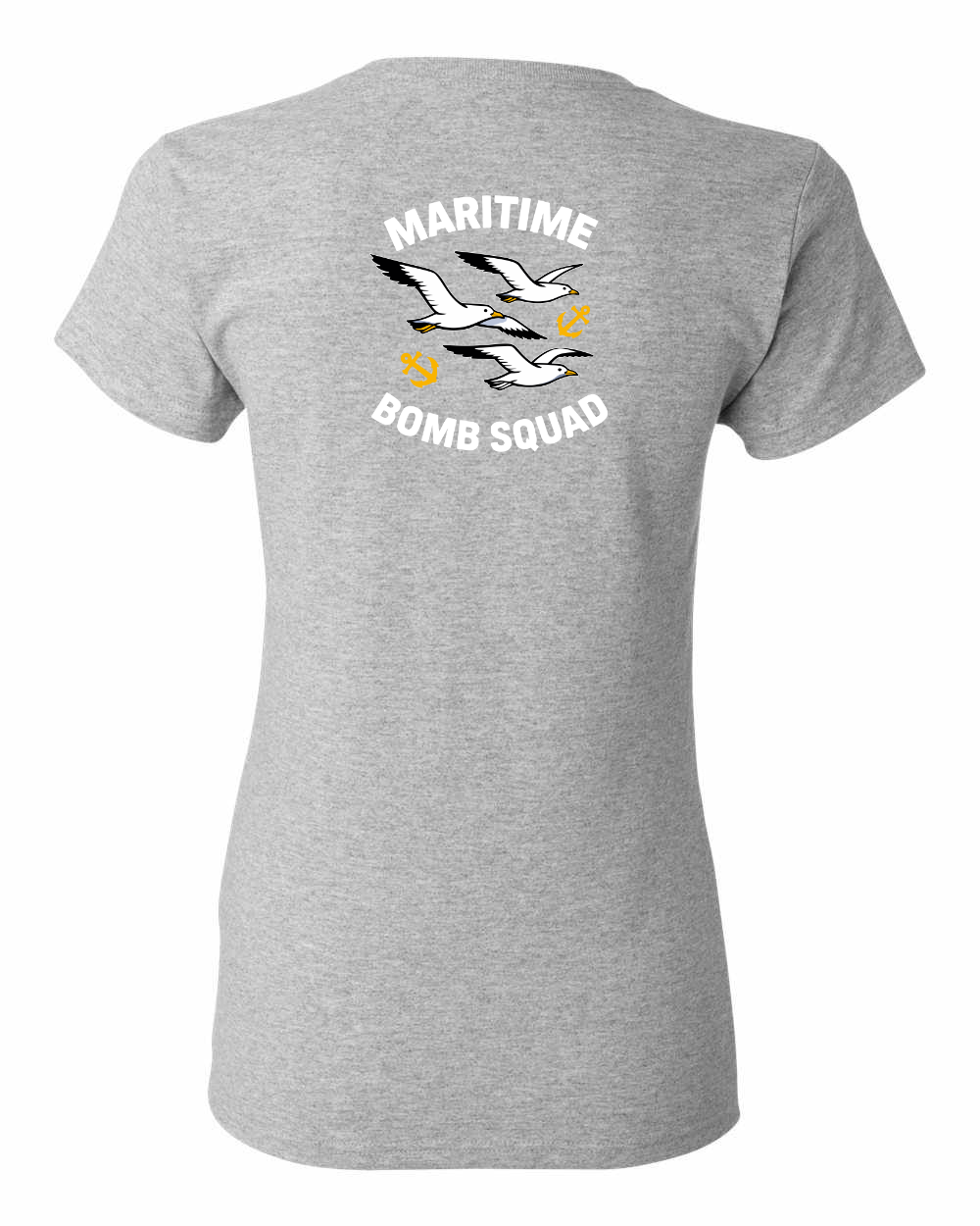 Maritime Bomb Squad Left Chest And Back Women's Tee
