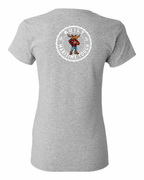 Built Maritime Tough Moose Left Chest And Back Women's Tee