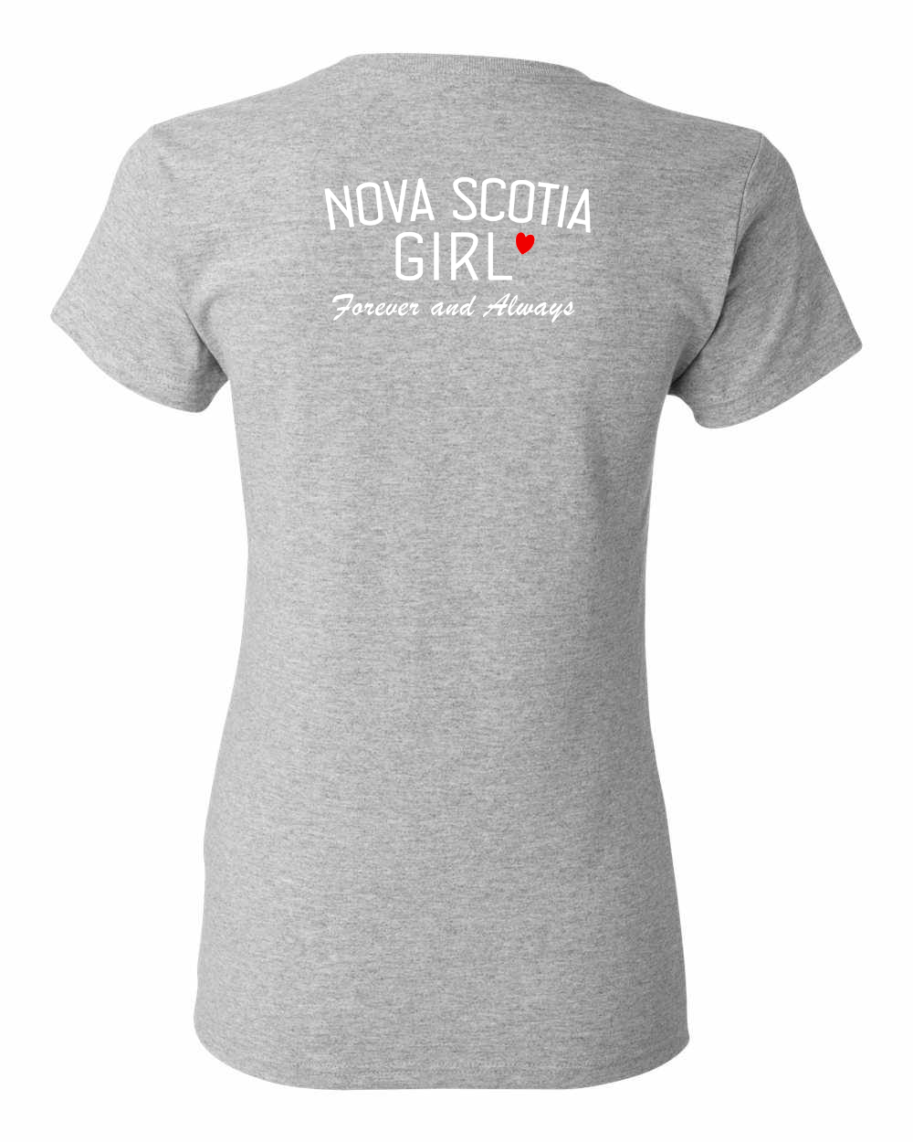 NS Girl Forever and Always Left Chest and Back Women's Tee