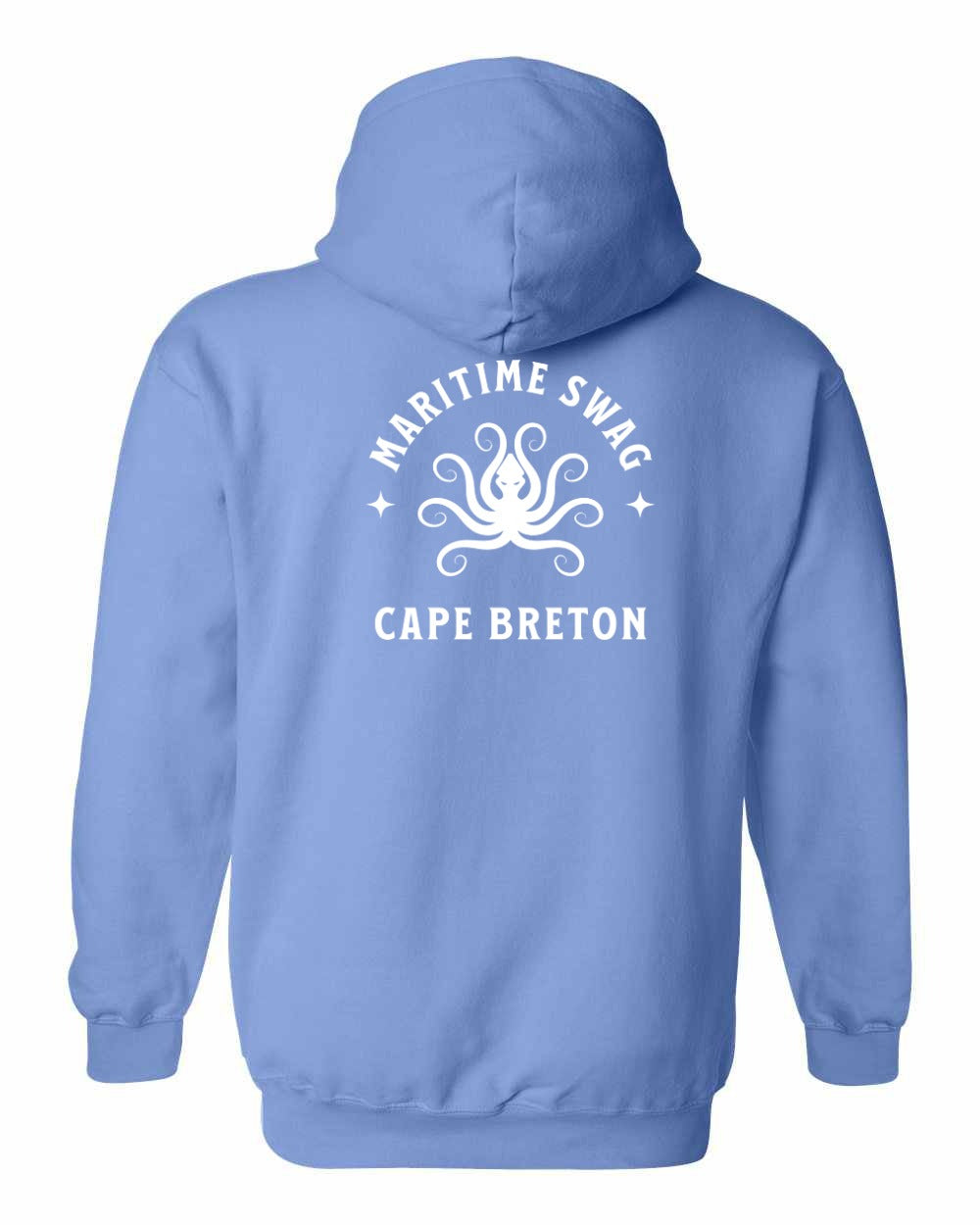 Maritime Swag Cape Breton Octopus Left Chest and Back Pullover Hoodie