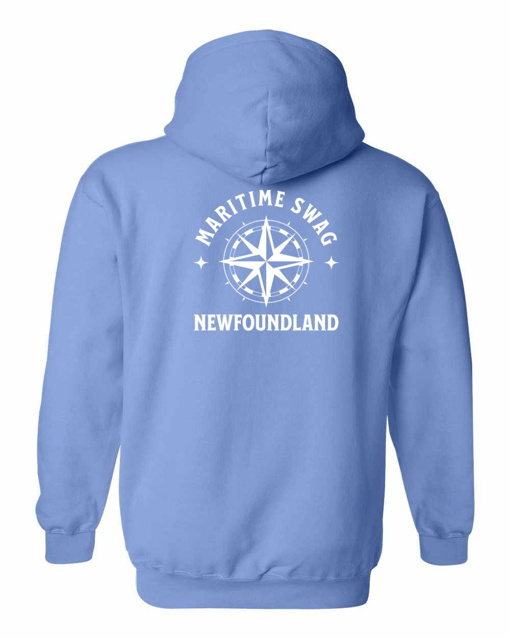 Maritime Swag NFLD Compass Left Chest and Back Pullover Hoodie - Unisex