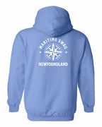 Maritime Swag NFLD Compass Left Chest and Back Pullover Hoodie - Unisex
