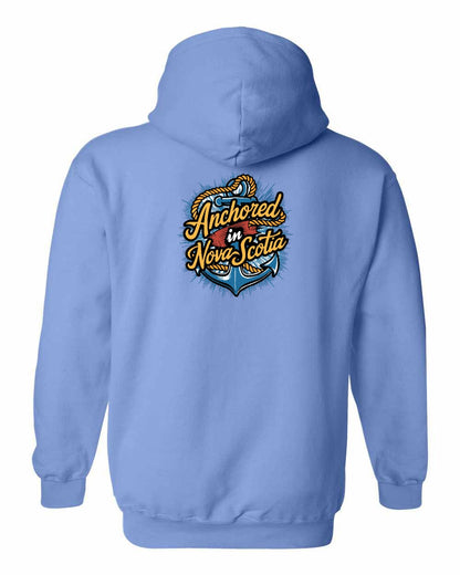 Anchored In Nova Scotia (Old Design) Left Chest and Back pullover